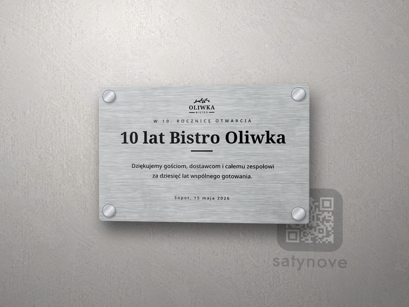 Tablice pamiątkowe i jubileuszowe