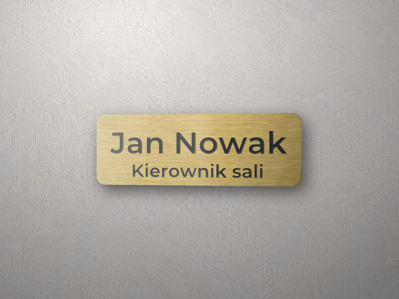 Identyfikatory i tabliczki znamionowe