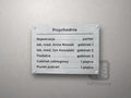 Tablica informacyjna przychodni – spis gabinetów