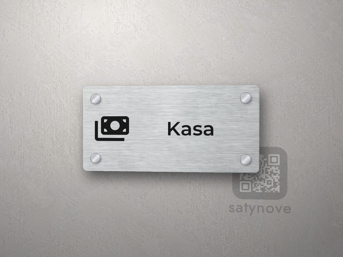 Tabliczka Kasa z piktogramem