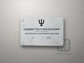 Tabliczka Gabinet psychologiczny z symbolem