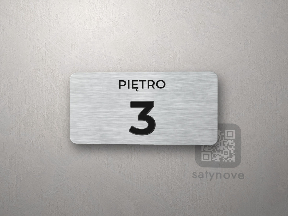 Numer piętra – tabliczka
