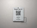 Tabliczka Free Wi-Fi z kodem QR