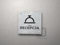 Piktogram Recepcja – tabliczka z podpisem