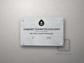 Tabliczka Gabinet diabetologiczny z symbolem