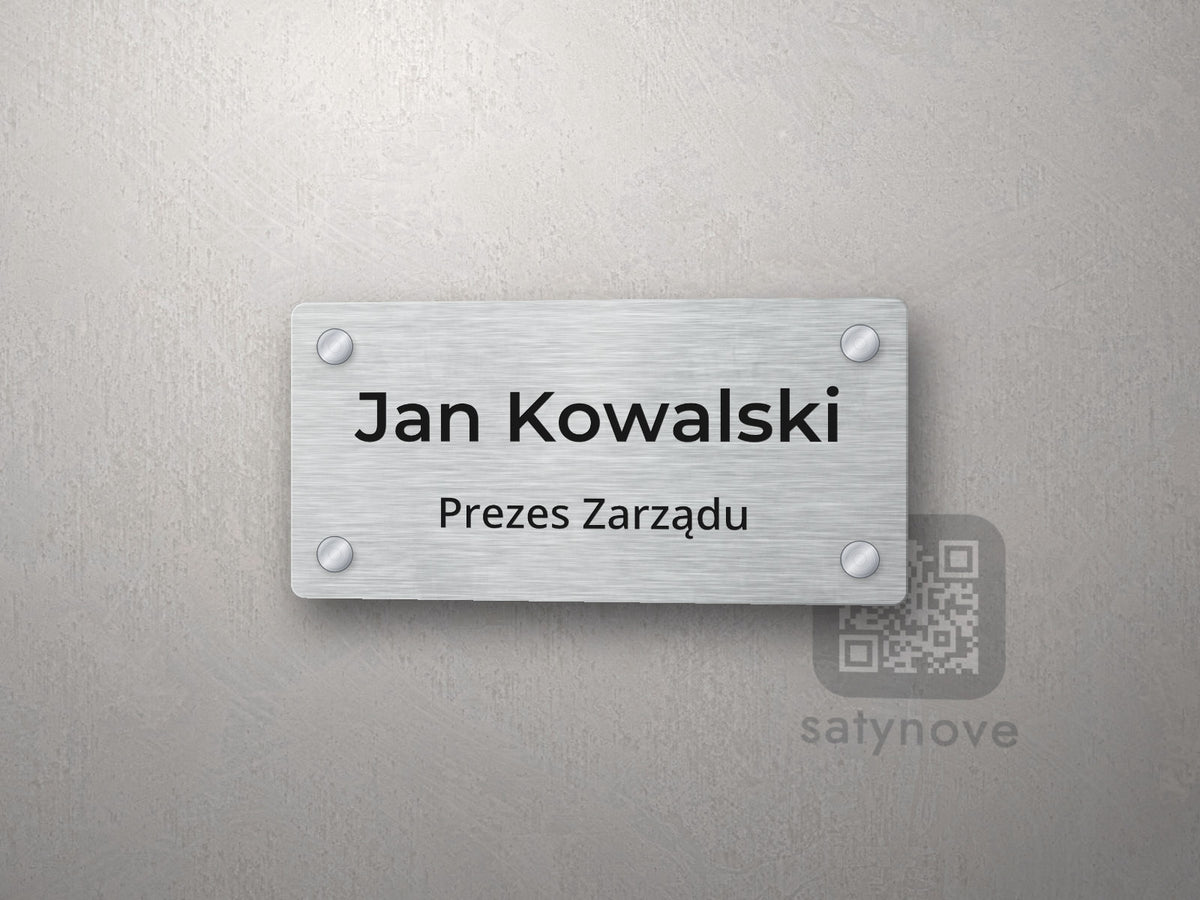 Tabliczka na drzwi Prezes Zarządu