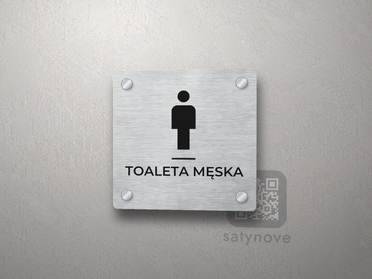 Tabliczka Toaleta męska – piktogram