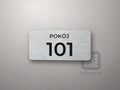Numer na drzwi – numer pokoju