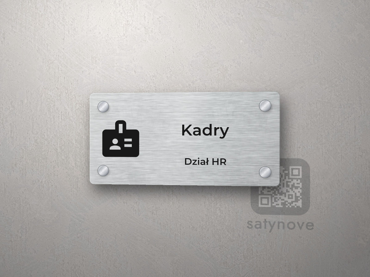 Tabliczka Kadry z piktogramem