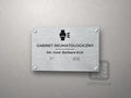 Tabliczka Gabinet reumatologiczny z symbolem