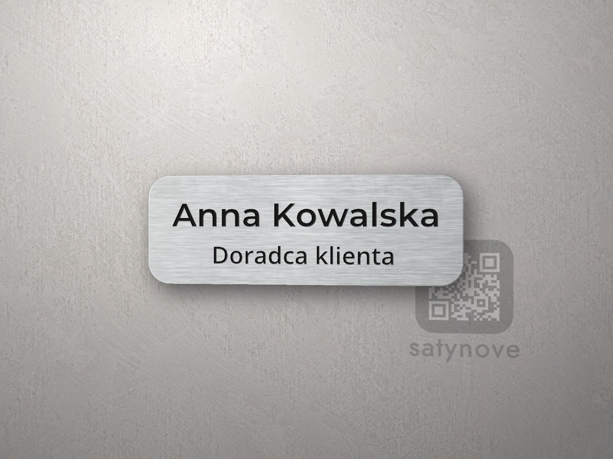 Identyfikator imienny z magnesem