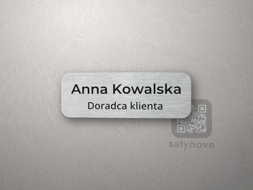 Identyfikator imienny z magnesem