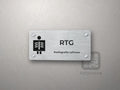 Tabliczka na drzwi z piktogramem RTG i napisem RTG, Radiografia cyfrowa