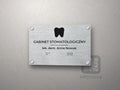 Tabliczka Gabinet stomatologiczny z symbolem