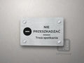 Tabliczka Nie przeszkadzać – trwa spotkanie