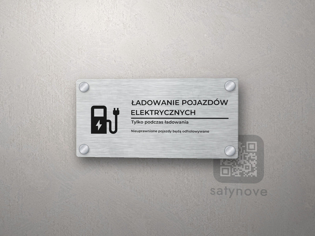 Tabliczka Stanowisko ładowania aut elektrycznych