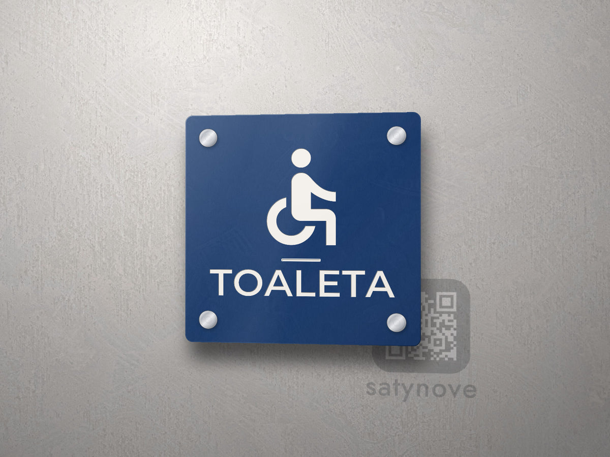 Tabliczka Toaleta dla niepełnosprawnych – piktogram