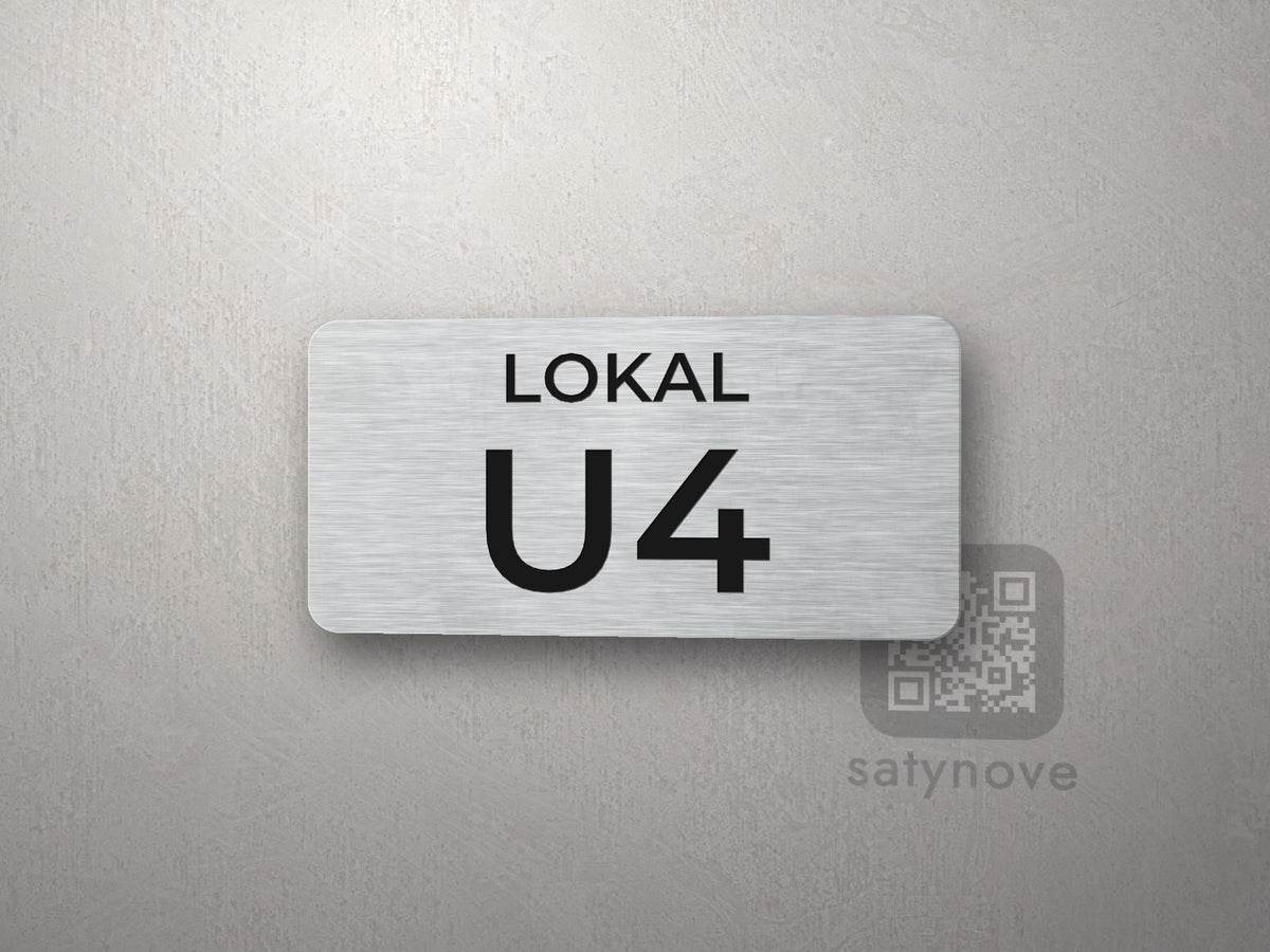 Numer lokalu – tabliczka