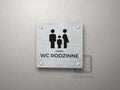 Tabliczka WC rodzinne – piktogram