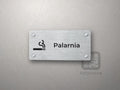 Tabliczka Palarnia z piktogramem