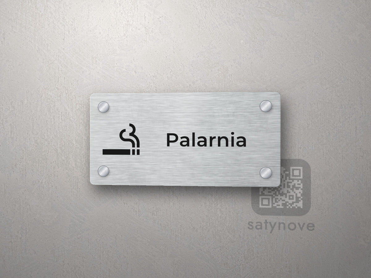 Tabliczka Palarnia z piktogramem