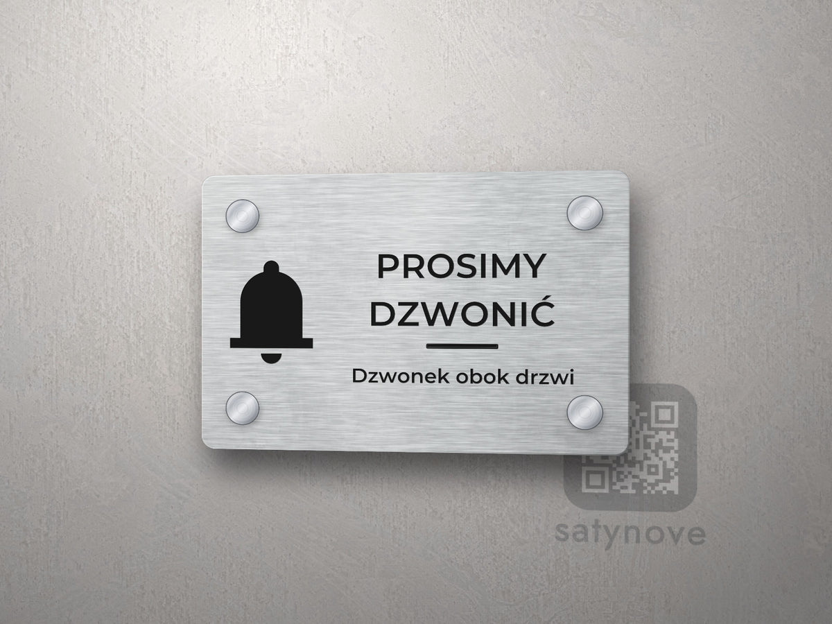Tabliczka Prosimy dzwonić