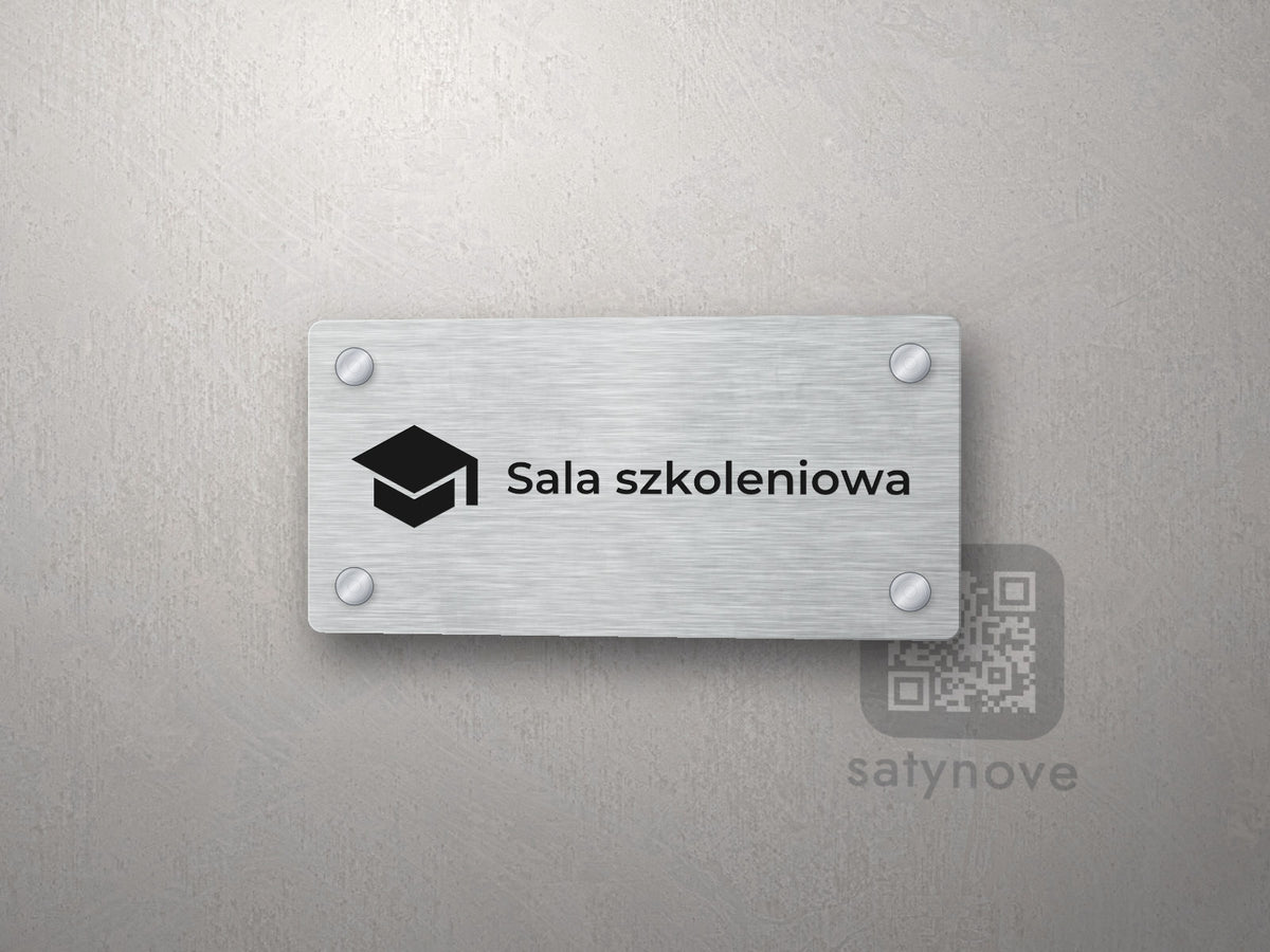 Tabliczka Sala szkoleniowa z piktogramem